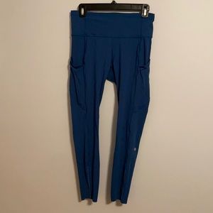 Lululemon Fast and Free High Rise Tight Reflective